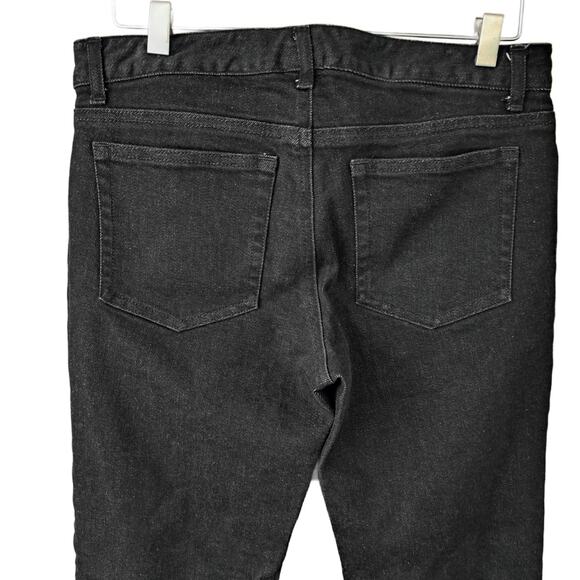 THEORY Black Bootcut Jeans Size 6 Ankle Crop Lot to Mid Rise - Picture 6 of 9
